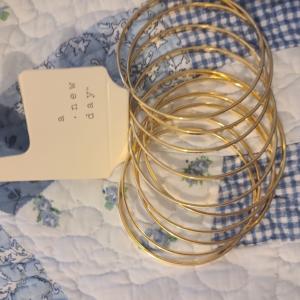 Gold bracelets